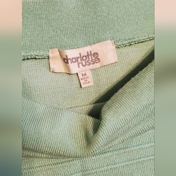 Charlotte Russe Mint Mini Skirt Size Medium - Picture 3 of 5